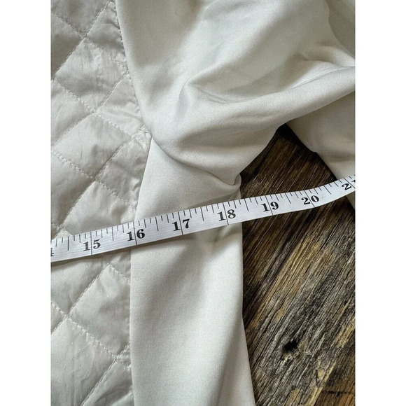Merrell Jacket Womens Size S White Quilted Hooded Zipper Pockets Full Zip - Picture 5 of 8